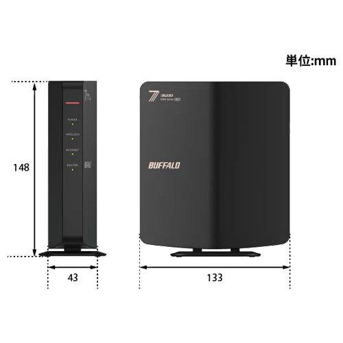 BUFFALO（バッファロー） BUFFALO Wi-Fiルーター WSR3600BE4P/DBK [Wi