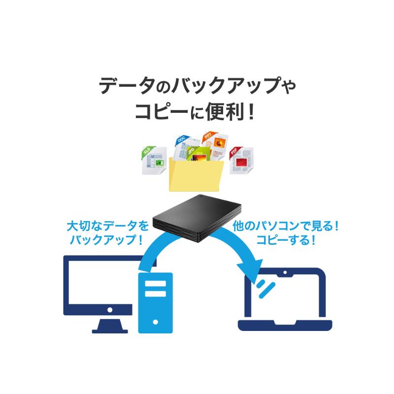 ポータブルHDD アイ・オー・データ HDPH-UTV2K [USB 5Gbps対応ポータブルHDD 2TB ブラック]_3