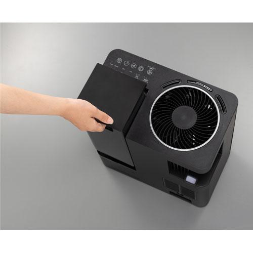 加湿器 SANKA SSH-8100UVBK サーキュレーター付きUVパワースチーム加湿