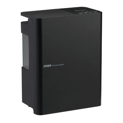 加湿器 SANKA SSH-4100UVBK UVスチーム加湿器 ブラック 400ml/h タンク 