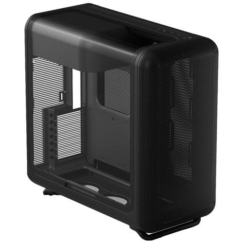 HYTE PCケース HYTE X50 Pitch Black [E-ATX ラウンドデザインPCケース