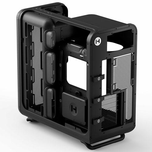 HYTE PCケース HYTE X50 Pitch Black [E-ATX ラウンドデザインPCケース