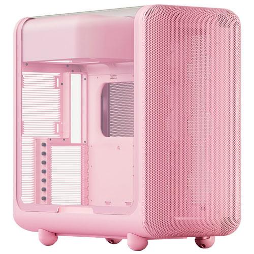 HYTE PCケース HYTE X50 Strawberry Milk [E-ATX ラウンドデザインPC