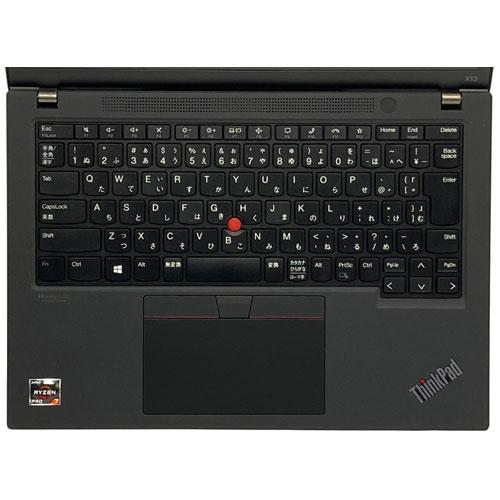 ノートPC レノボ・ジャパン ★中古パソコン・Sランク★20XJS0B400 [ThinkPad X13 Gen2(Ryzen 7 PRO 5850U 32GB SSD1TB 13.3 Windows10Pro 30日保証)]の画像