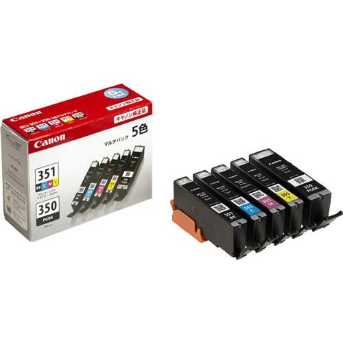 キャノン純正品　351 キヤノン（Canon） インクカートリッジ 純正インクタンク BCI-351＋350