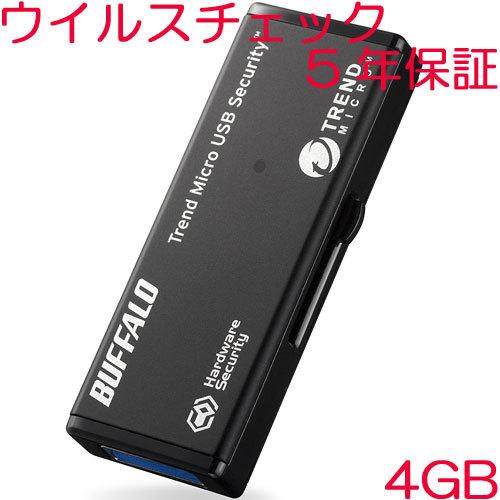 BUFFALO（バッファロー） USBメモリ RUF3-HSL4GTV5 [ハードウェア暗号