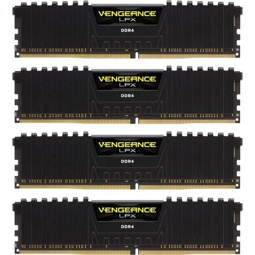 デスクトップ用PCメモリ コルセア CMK32GX4M4A2666C16 [Vengeance LPX DDR4 PC4-21300 (2666MHz) 8GB 4枚組]｜etrend-y