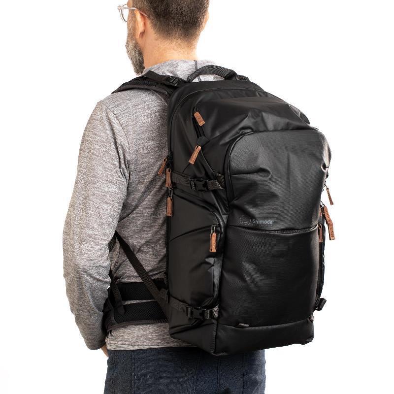 カメラバッグ カメラリュック 撮影 カメラ  一眼レフ Shimoda Explore V2 35 スターターキット ブラック 520-160の画像