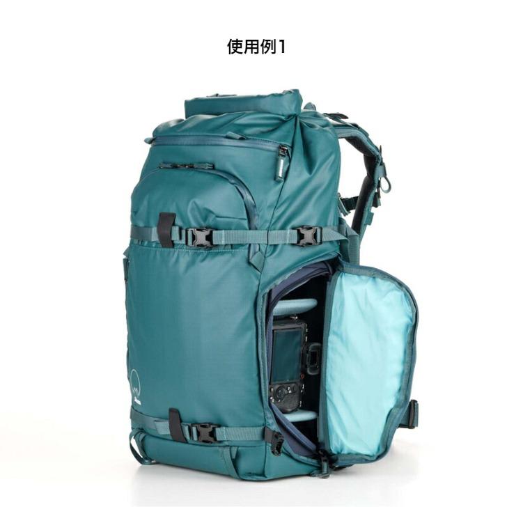 カメラバッグ リュック バックパック シモダ Shimoda 一眼レフ ミラーレス アクション Action X 30 V2 ティールの画像