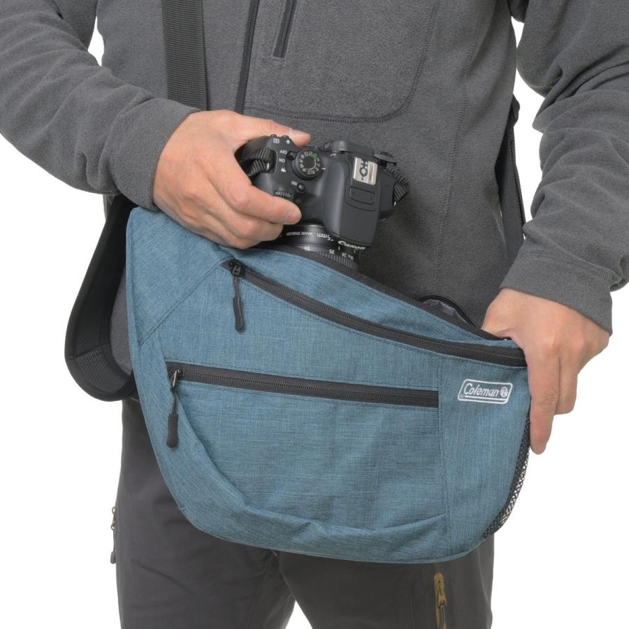 Coleman カメラバッグ ショルダーバッグ 舟形 撮影 タウン コールマン