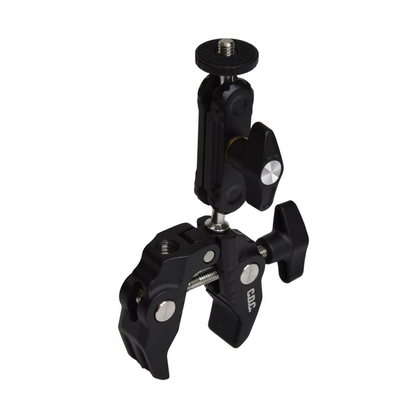 みー クランプ2つ マルチポールクランプ 360°ボールヘッド付 1/4