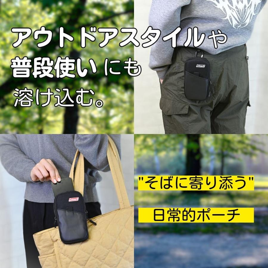 Coleman（コールマン） スマホポーチ メンズ リュックにつける