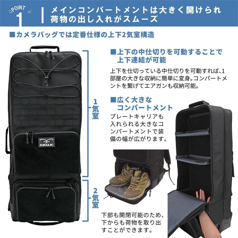 カメラバッグの機能を活かした ガンバッグ 】 サバイバルゲーム ガン