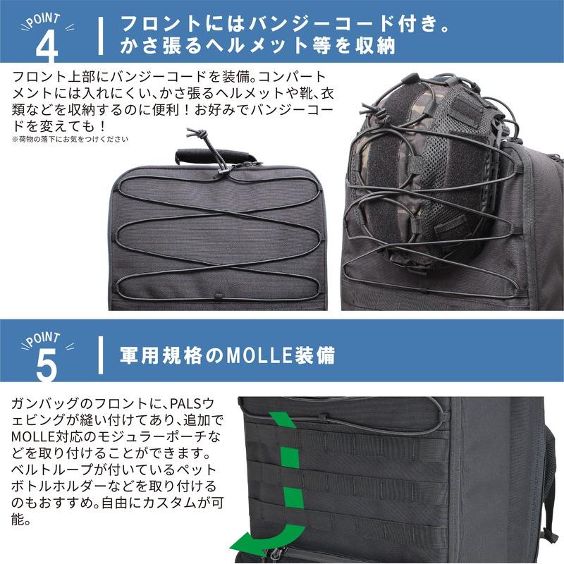 カメラバッグの機能を活かした ガンバッグ 】 サバイバルゲーム ガン