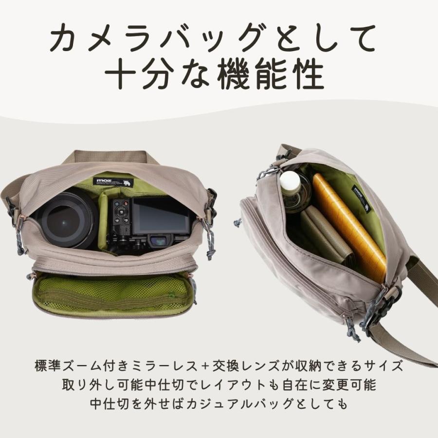 moz モズ 3WAY カメラバッグ カメラショルダー ウエストバッグ ボディ