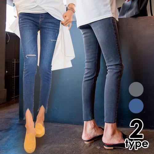 Sale マタニティ スキニー デニム 安い ダメージ アジャスター 切りっぱなし おしゃれ 大きいサイズ 妊婦服 メール便可 Sbd Sbd Ette 通販 Yahoo ショッピング