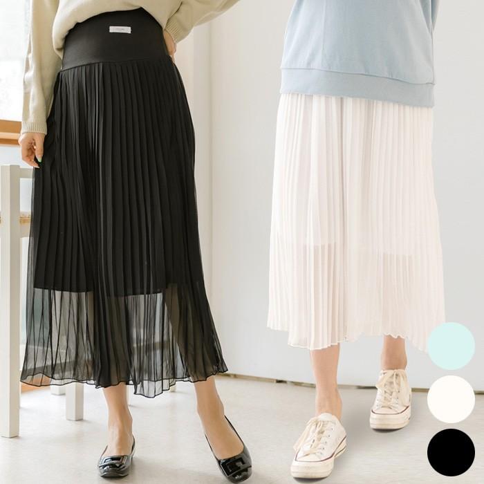 Ette マタニティ 服 スカート 100 本物保証 フォーマル 黒 結婚式 妊婦服 妊婦 冬 Sbs メール便可 秋 夏 ロング プリーツ 裏地付き マキシ丈