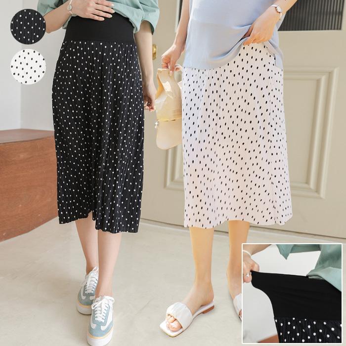 Sale 66 Off Ette 細プリーツ マタニティ スカート 春夏 安い 低身長 ドット 水玉 タイト スリム ストレッチ 臨月 可愛い 妊婦服 メール便可 Sbs006 Materialworldblog Com