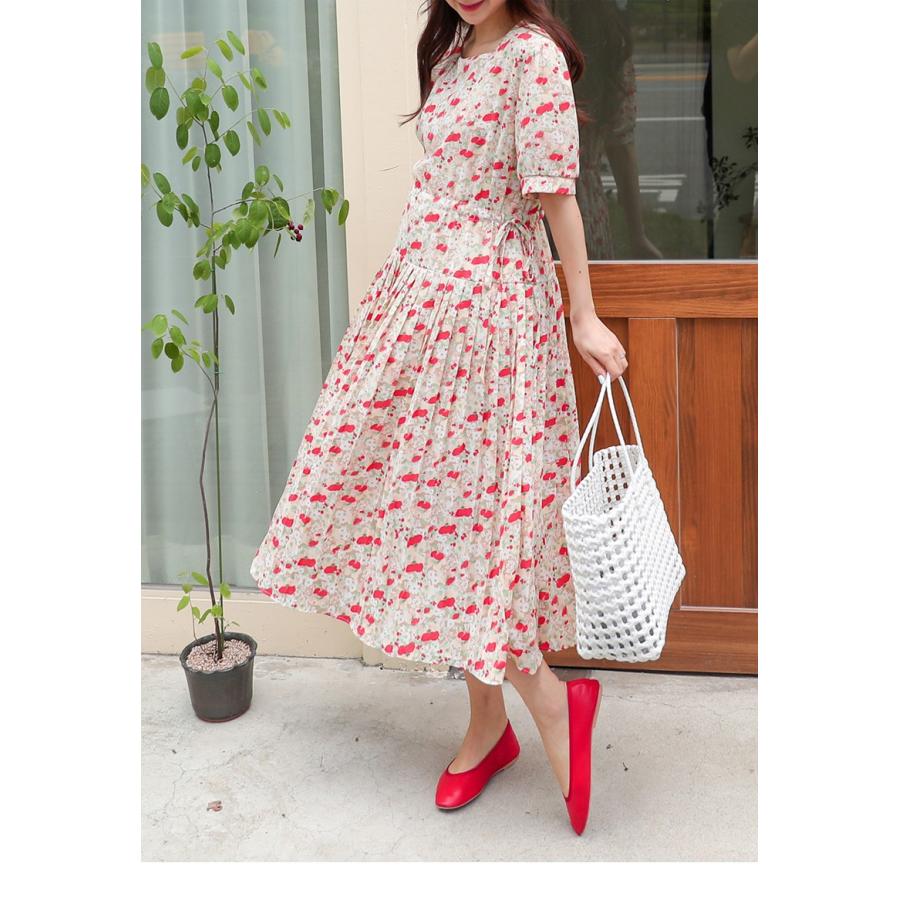 Ette ウエスト調節可能 マタニティ 服 ワンピース 半袖 春夏 夏 ロング プリーツ Aライン 花柄 スクエアネック 臨月 妊婦 Sdm025 Sdm025 授乳服 マタニティのkids Para 通販 Yahoo ショッピング