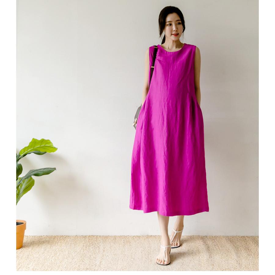 Ette ポケット付 マタニティ ワンピース 夏 リネン混 ノースリーブ マキシ 無地 フレア タック 臨月 妊婦服 Sdm110 Sdm110 授乳服 マタニティのkids Para 通販 Yahoo ショッピング