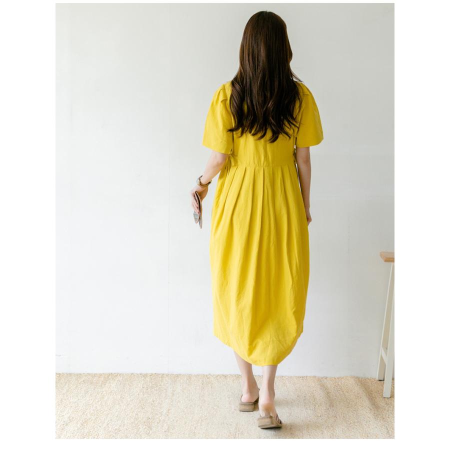 Ette リネン混 マタニティ タック ワンピース サイドリボン 夏 半袖 Aライン ロング ポケット付 麻 臨月 妊婦服 Sdm922 Sdm922 授乳服 マタニティのkids Para 通販 Yahoo ショッピング