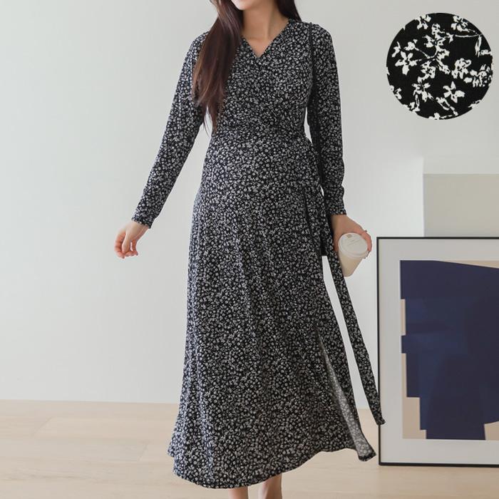 Ette 授乳服 マタニティ 服 ワンピース 安い 春 小花柄 カシュクール ラップ オシャレ 高身長 臨月 マキシ 授乳 産後 妊婦 Sdn Sdn 授乳服 マタニティのkids Para 通販 Yahoo ショッピング