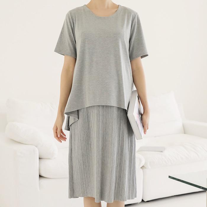 Ette 授乳服 ドッキング ワンピース 夏 半袖 マタニティ 重ね着風 楊柳クレープ 薄手 臨月 産後 授乳 妊婦服 Sdn110 Sdn110 授乳服 マタニティのkids Para 通販 Yahoo ショッピング