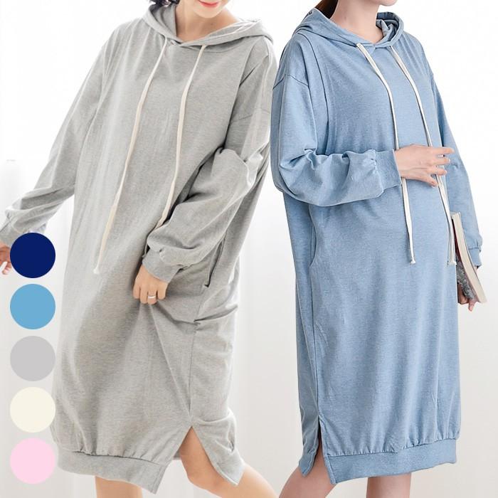 授乳服 ワンピース フード付きパーカー ロング スウェット マタニティ ルームウェア オシャレ 秋 冬 安い 大きいサイズ 妊婦服 Sdn002 Sdn002 Ette 通販 Yahoo ショッピング