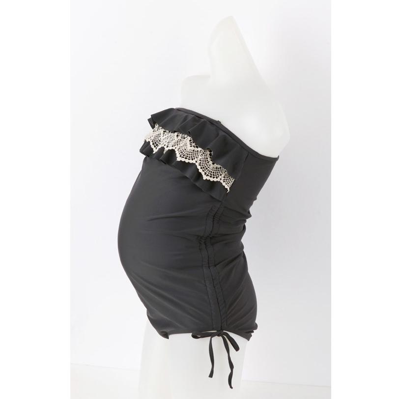 マタニティ 服 水着 ワンピース型 チューブトップ レース フリル 安い オシャレ スイムウェア 妊婦服 メール便可 So632 So632 Ette 通販 Yahoo ショッピング