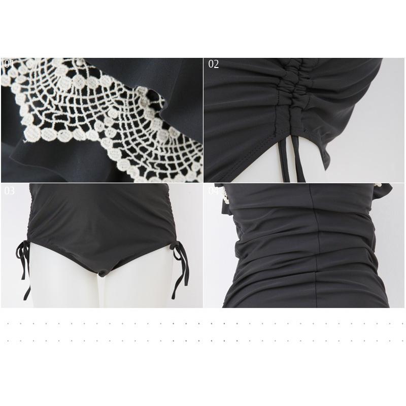 マタニティ 服 水着 ワンピース型 チューブトップ レース フリル 安い オシャレ スイムウェア 妊婦服 メール便可 So632 So632 Ette 通販 Yahoo ショッピング