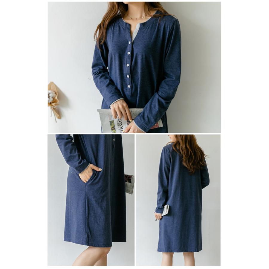 マタニティ 服 ワンピース ポケット付き 授乳服 春 秋 安い おしゃれ 配色デザイン パジャマ 妊婦服 メール便可 Sod5127 Sod5127 Ette 通販 Yahoo ショッピング