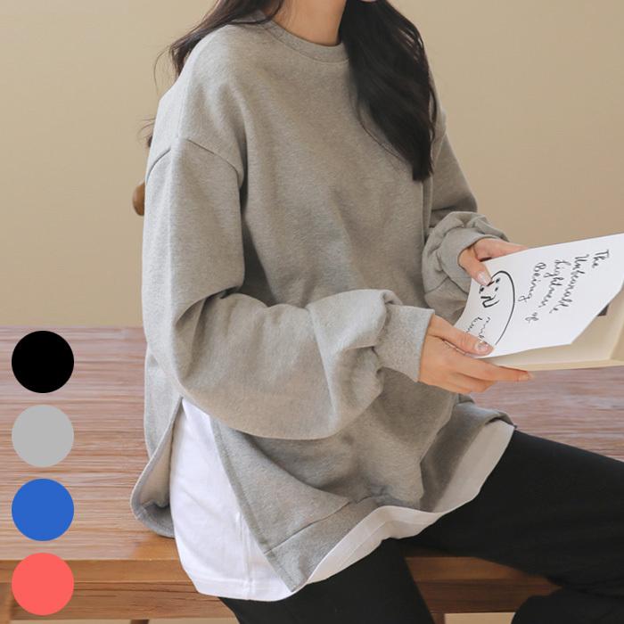 限定品 Ette マタニティ 服 トップス 長袖 レイヤード風 スウェット カットソー 綿100 オシャレ 秋冬 安い 妊婦服 メール便可 Stm Babylonrooftop Com Au