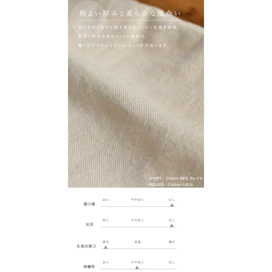 ハイウエスト デニムパンツ コクーンパンツ テーパードパンツ ロール