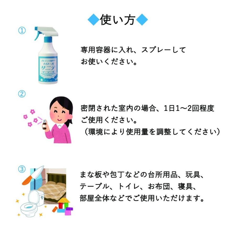 除菌スプレー 抗菌 静岡大学発ベンチャー開発 キロール・サニテ20L 