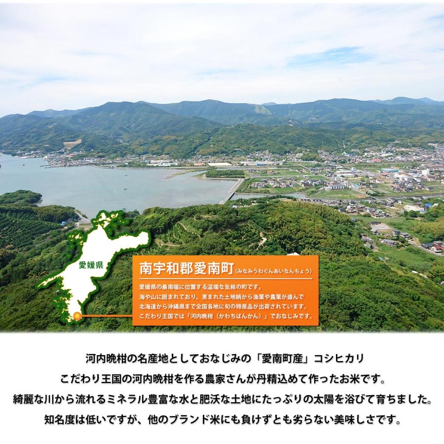 楠本さん家の うま米 令和５年度 新米 コシヒカリ 玄米30kg または 精米27kg 愛媛県 愛南町産 河内晩柑の農家さんが作ったお米 単一原料米｜eu-oukoku｜04