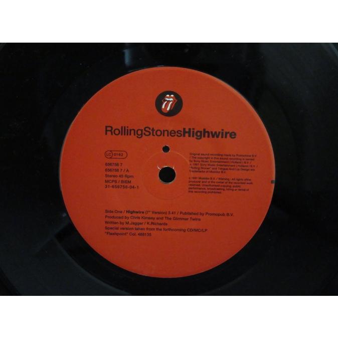 中古レコード】 ROLLING STONES / Highwire : ユークリッド Yahoo!店 