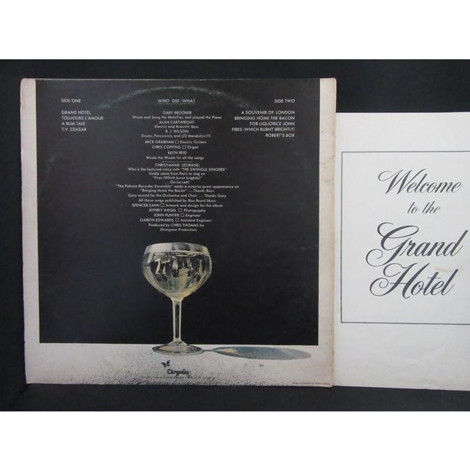 中古レコード】 PROCOL HARUM / Grand Hotel : ユークリッド