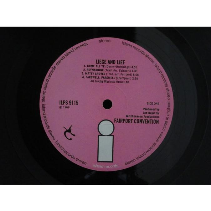 中古レコード】 FAIRPORT CONVENTION / Liege and Lief : ユークリッド