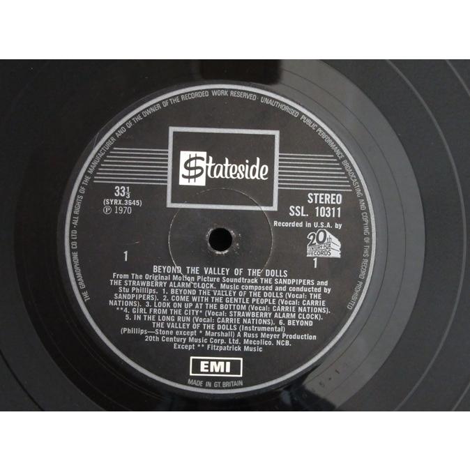 【中古レコード】 Soundtrack / Beyond The Valley Of The Dolls - STRAWBERRY ALARM CLOCK_2