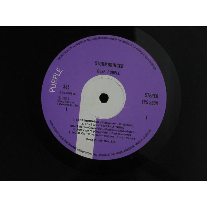 中古レコード】 DEEP PURPLE / Stormbringer : ユークリッド Yahoo!店