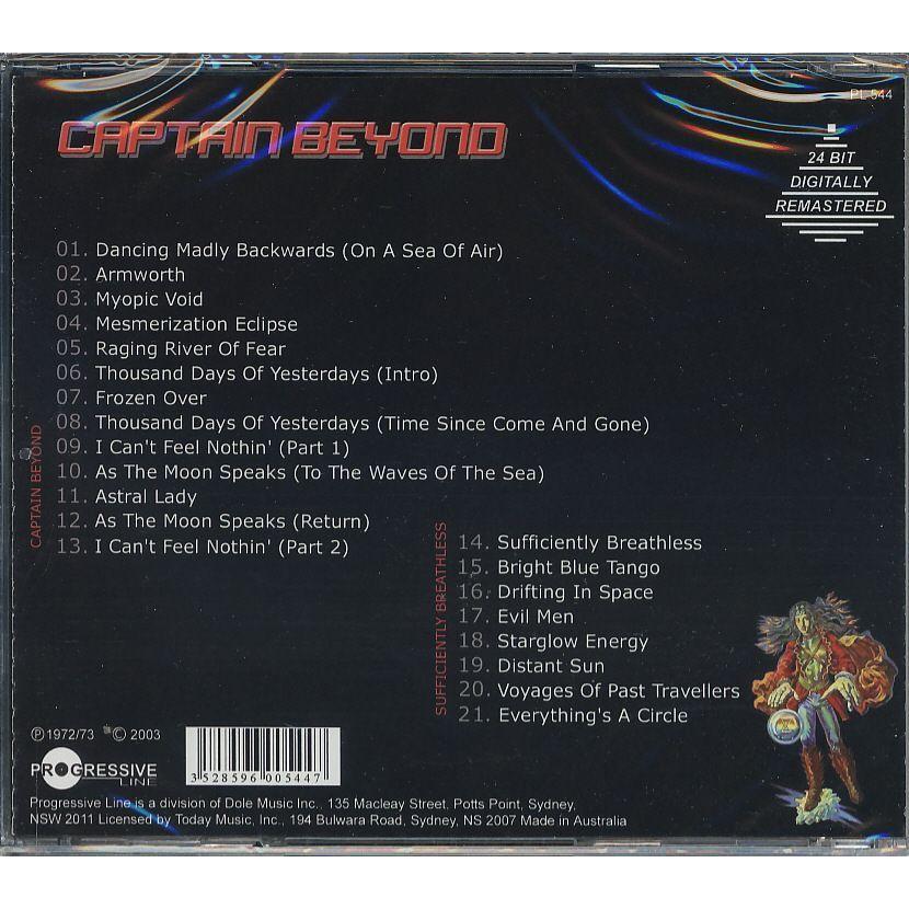 【新品CD】 Captain Beyond / S/T / Sufficiently Breathless｜euclid｜02