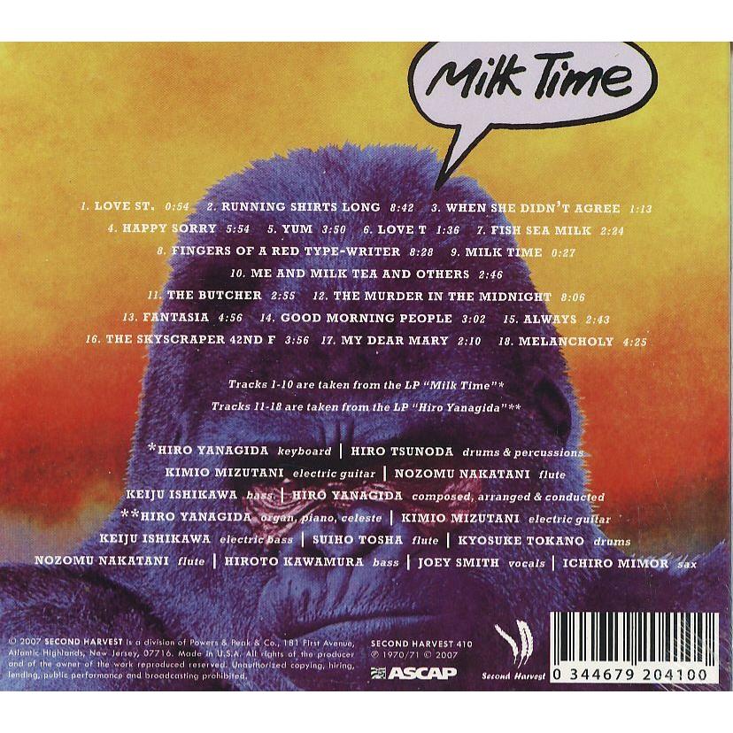 CD 邦楽　柳田ヒロ　紙ジャケニューロックの夜明け　milktimeミルクタイム CD 邦楽 柳田ヒロ 紙ジャケニューロックの夜明け milktimeミルク