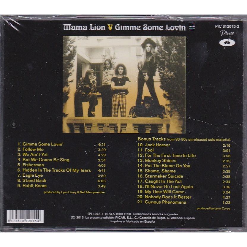 新品CD】 MAMA LION / Gimme Some Lovin + bonustracks : ユークリッド 