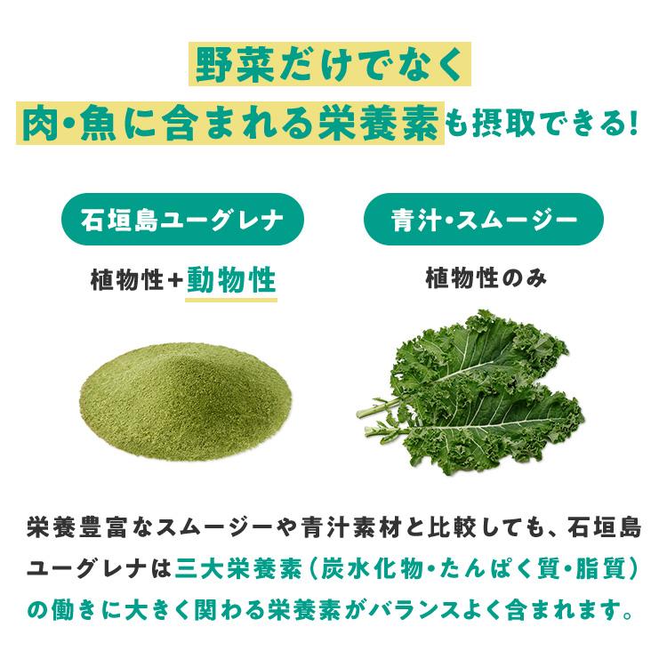 ユーグレナ 【公式】からだにユーグレナ グリーンパウダー 乳酸菌 7本