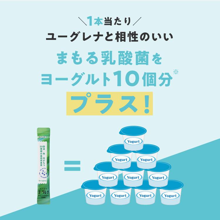 ユーグレナ 【公式】からだにユーグレナ グリーンパウダー 乳酸菌 7本
