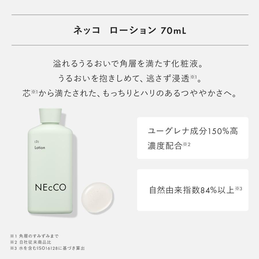 NEcCO 【公式】 ネッコ ローション 70mL ｜ 化粧水 化粧液 スキンケア 