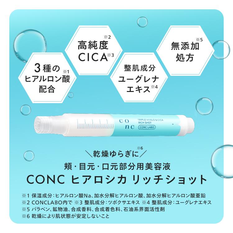 CONC（コンク） 【公式】 ヒアロシカ リッチショット ｜ CONC LABO
