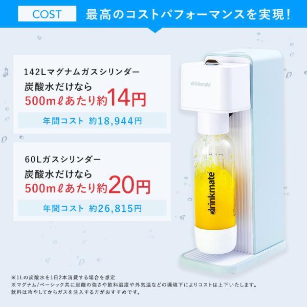 drinkmate ドリンクメイト 予備用 アタッチメント付 炭酸ガス