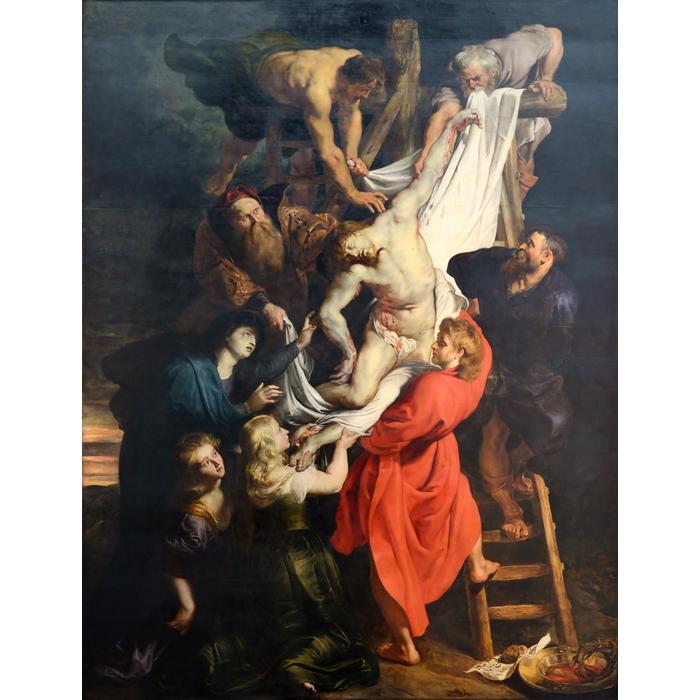 油絵 ルーベンスの名作_キリスト降架 MA1157 : 絵画制作専門ユーラシア