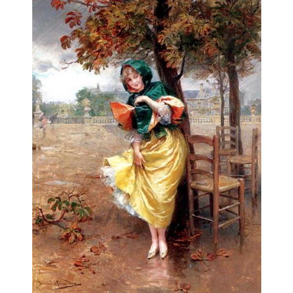 油絵 Daniel Hernandez Morillo_婦人2 ma1490